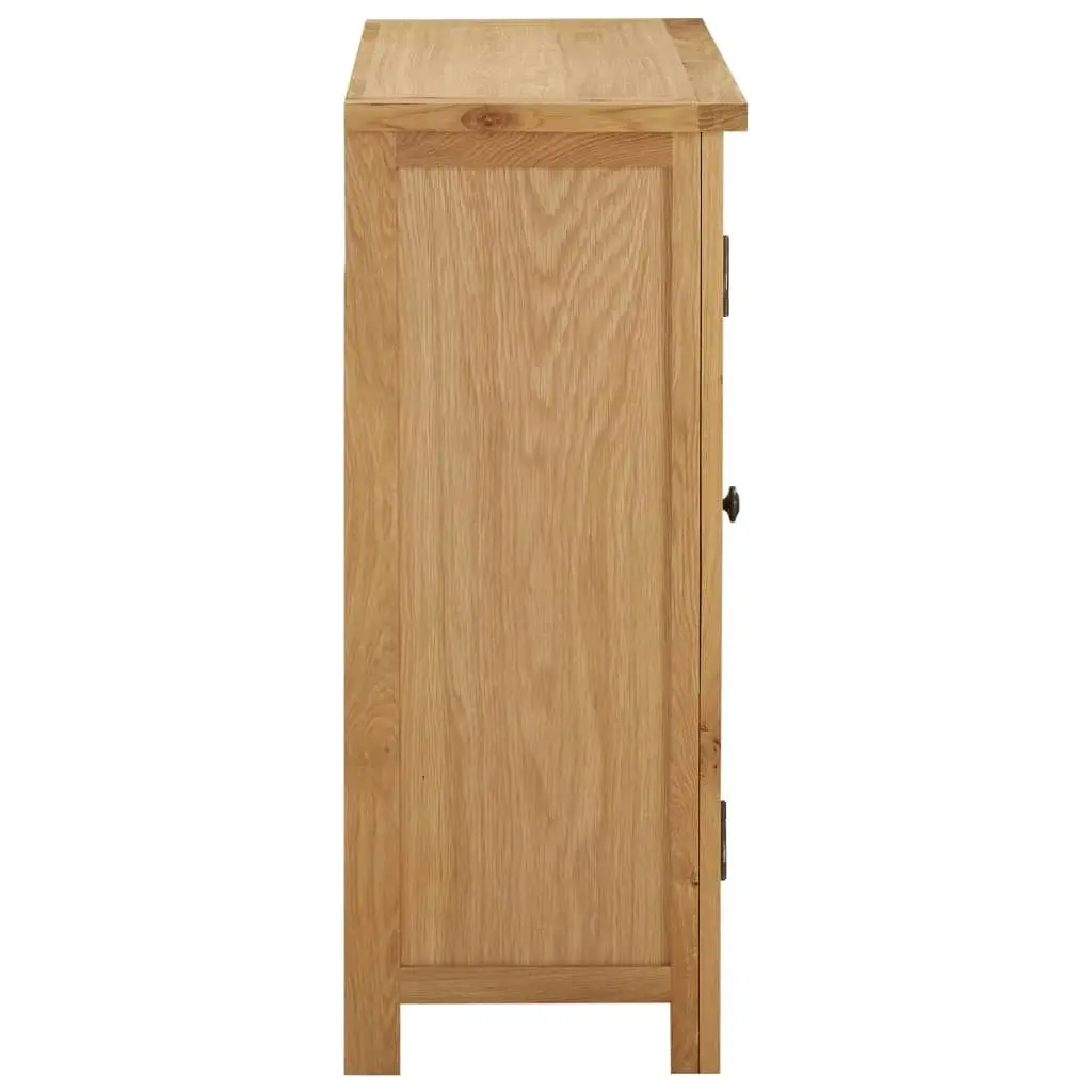 Wine Cabinet for 11 Bottles 80x32x80 cm Solid Oak Wood 289200