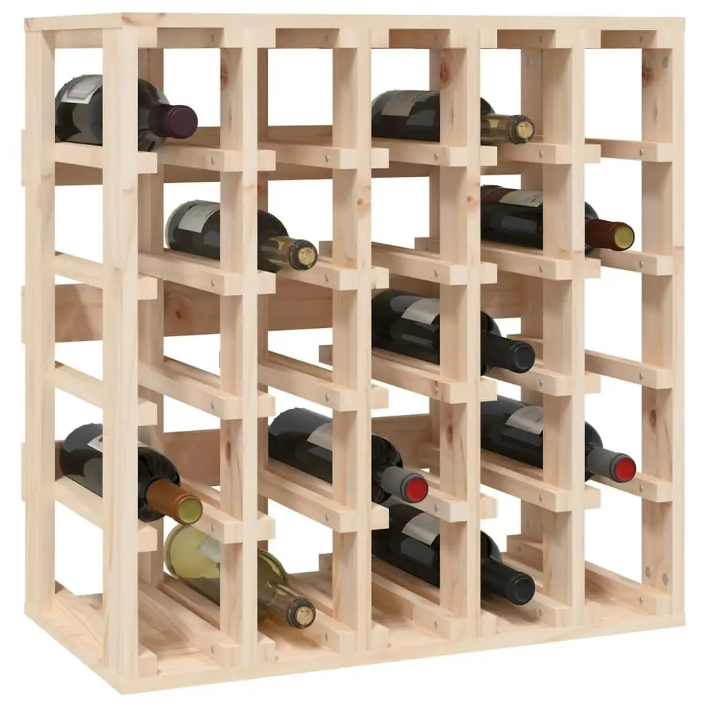 Wine Rack 58.5x33x60.5 cm Solid Wood Pine 822526