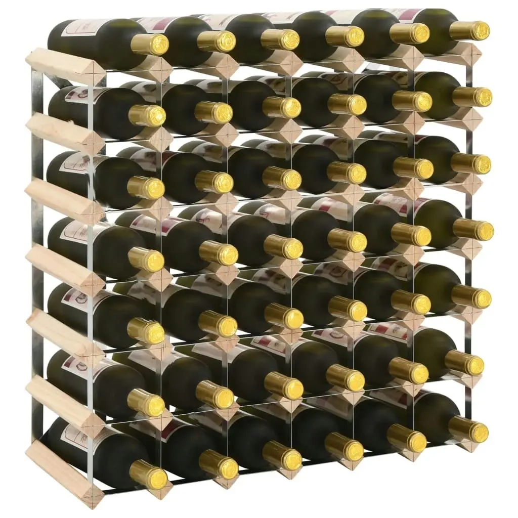 Wine Rack for 42 Bottles Solid Pinewood 282470