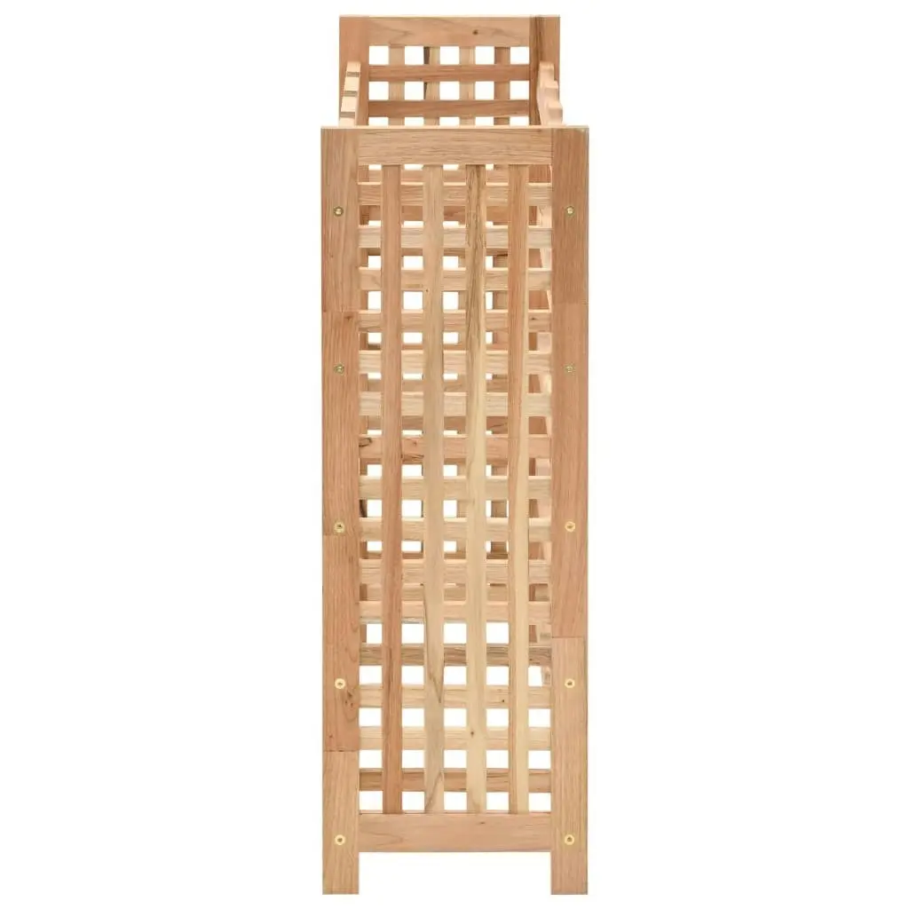 Wine Rack for 25 Bottles Solid Walnut Wood 63x25x73 cm 247101