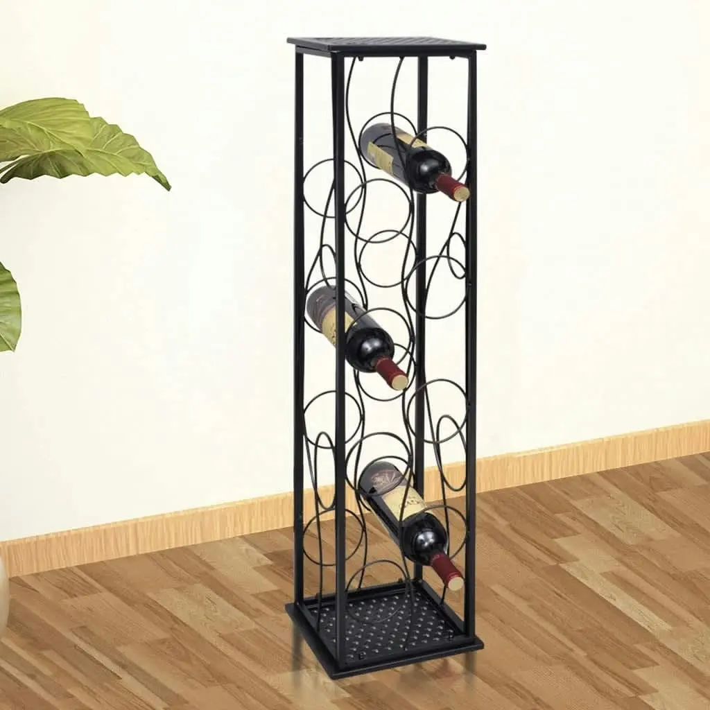 Wine Rack for 8 Bottles Metal 240941