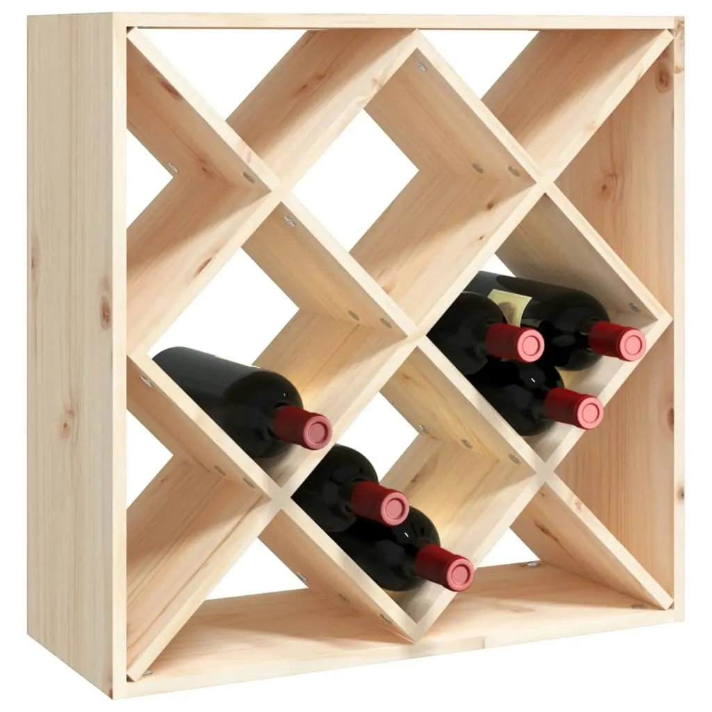 Wine Cabinet 62x25x62 cm Solid Wood Pine 821542