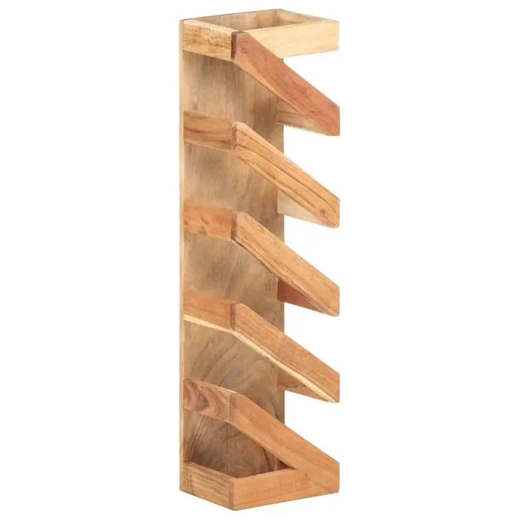 Wine Rack for 5 Bottles Solid Acacia Wood 321626