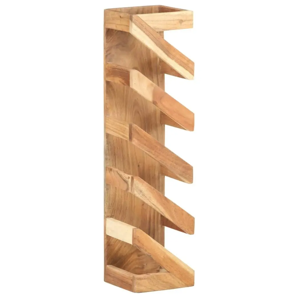 Wine Rack for 5 Bottles Solid Acacia Wood 321626