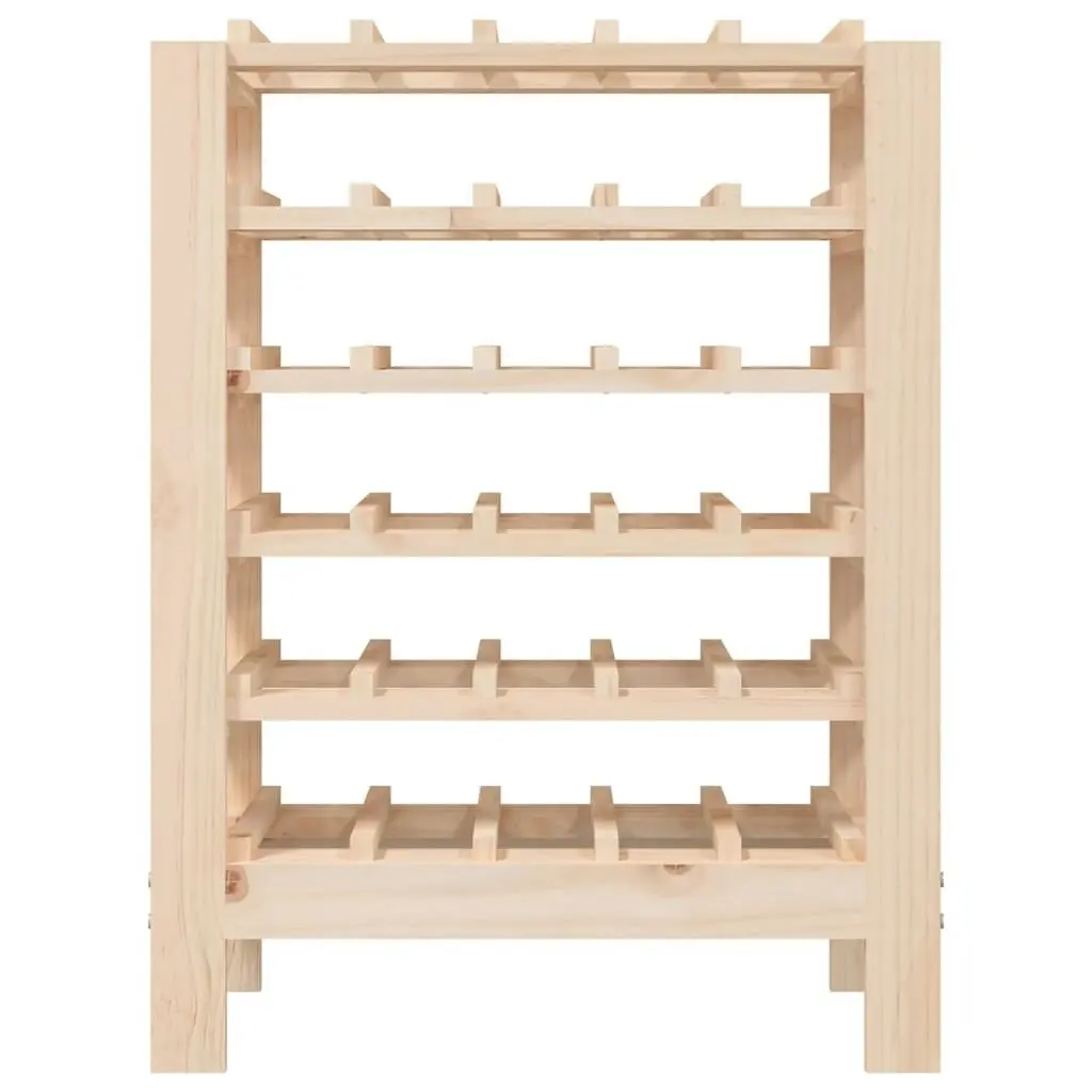 Wine Rack 61.5x30x82 cm Solid Wood Pine 822556