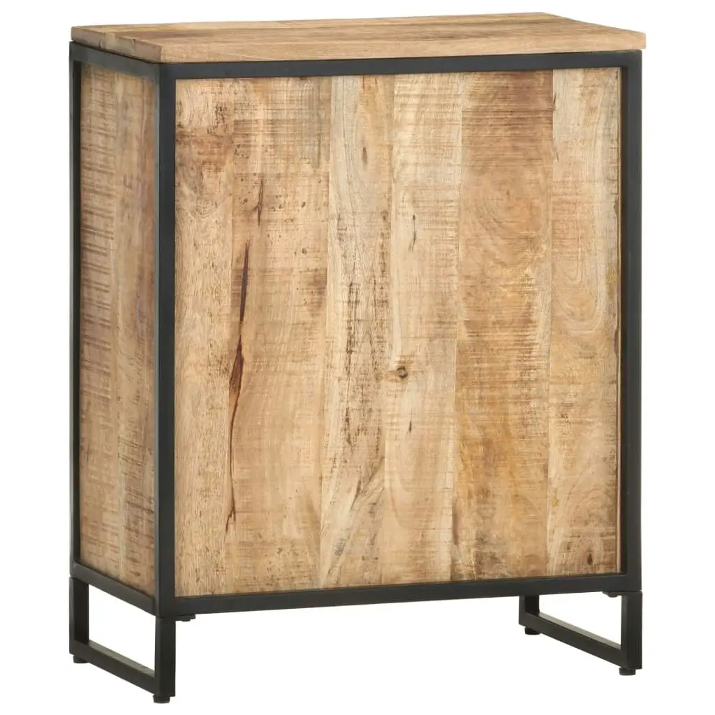 Wine Cabinet 62x33x78.5 cm Rough Mango Wood 320685