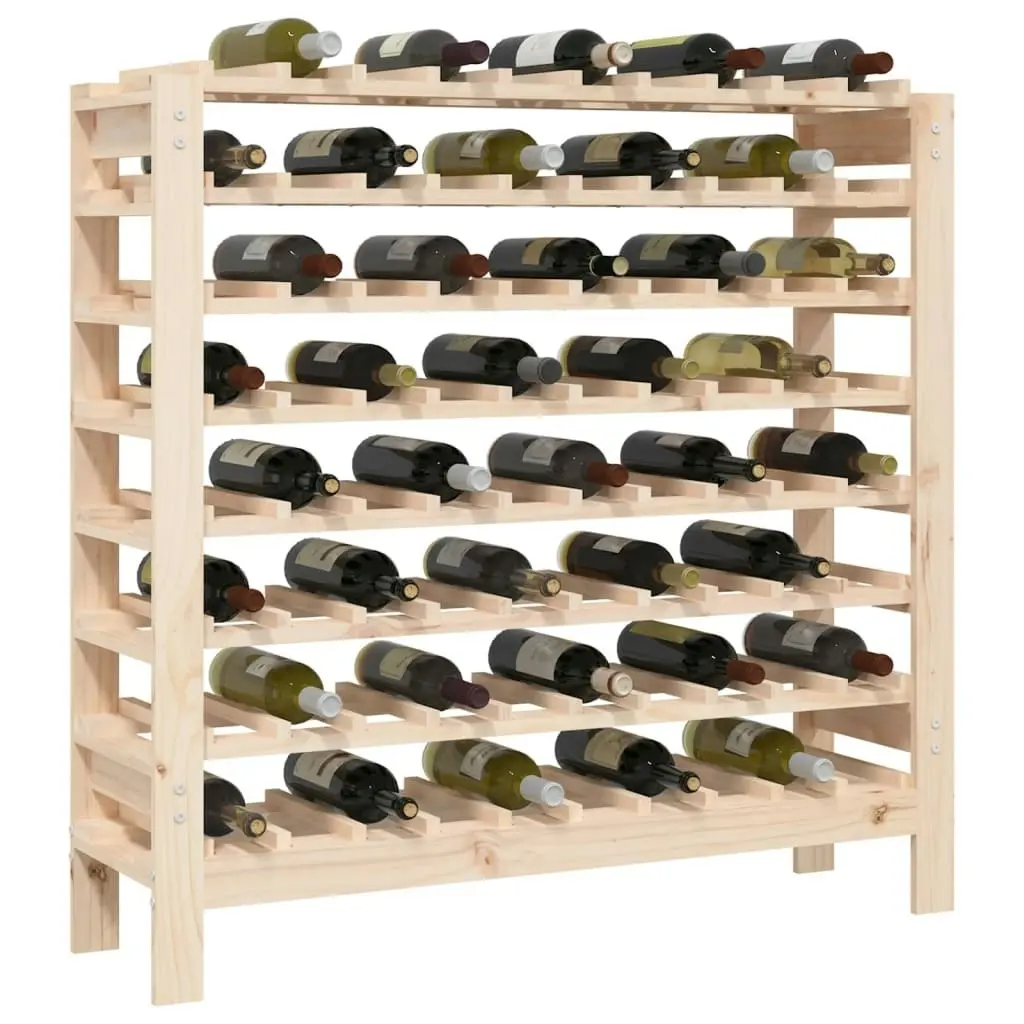 Wine Rack 109.5x30x107.5 cm Solid Wood Pine 822536