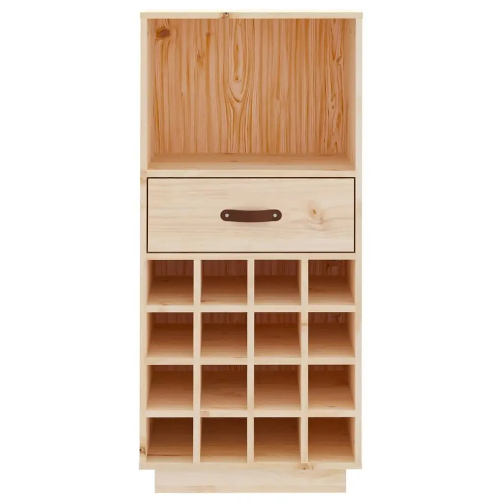 Wine Cabinet 45x34x100 cm Solid Wood Pine 821532