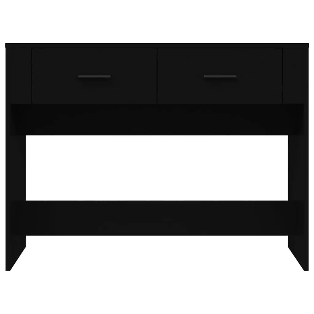 Console Table Black 100x39x75 cm Engineered Wood 816777