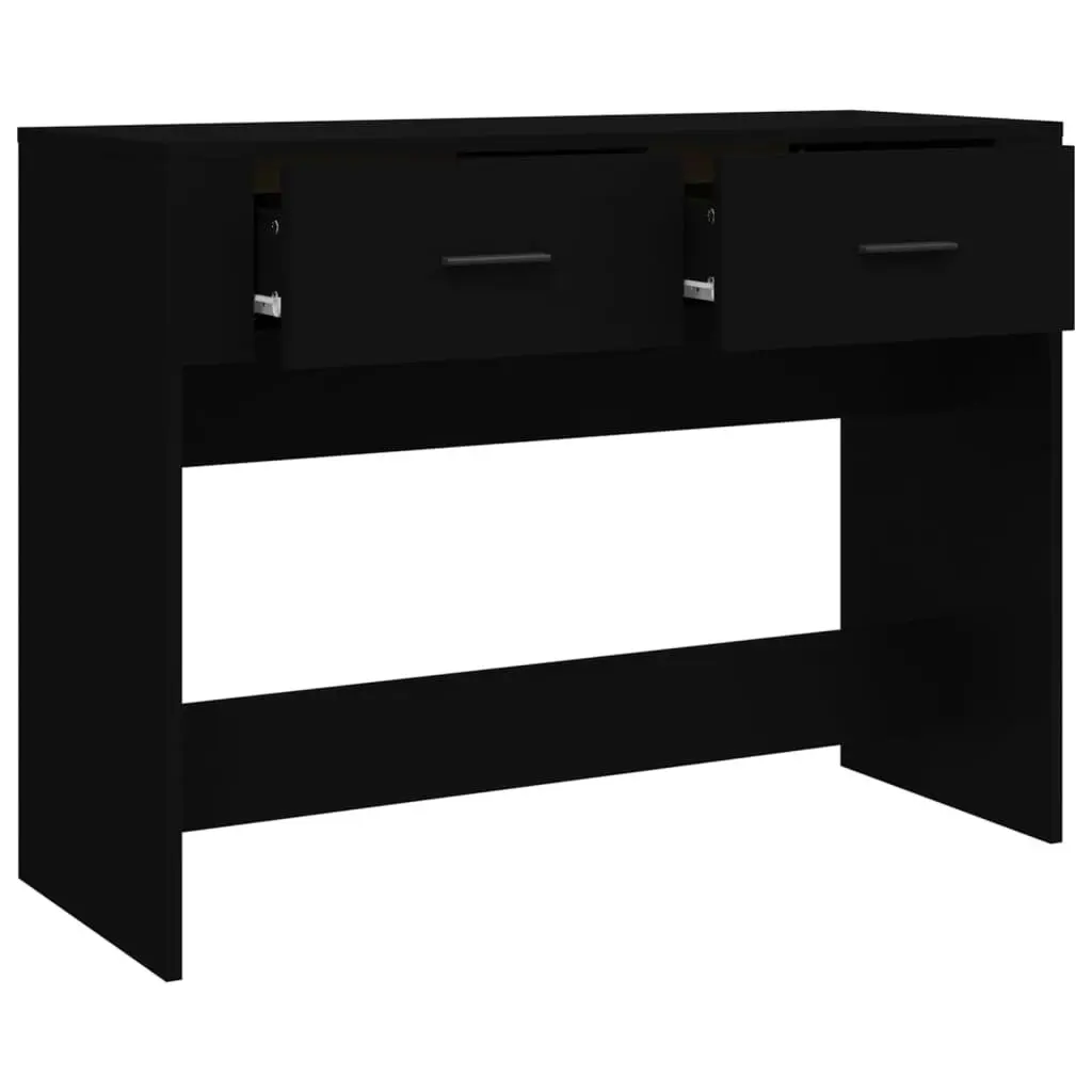 Console Table Black 100x39x75 cm Engineered Wood 816777