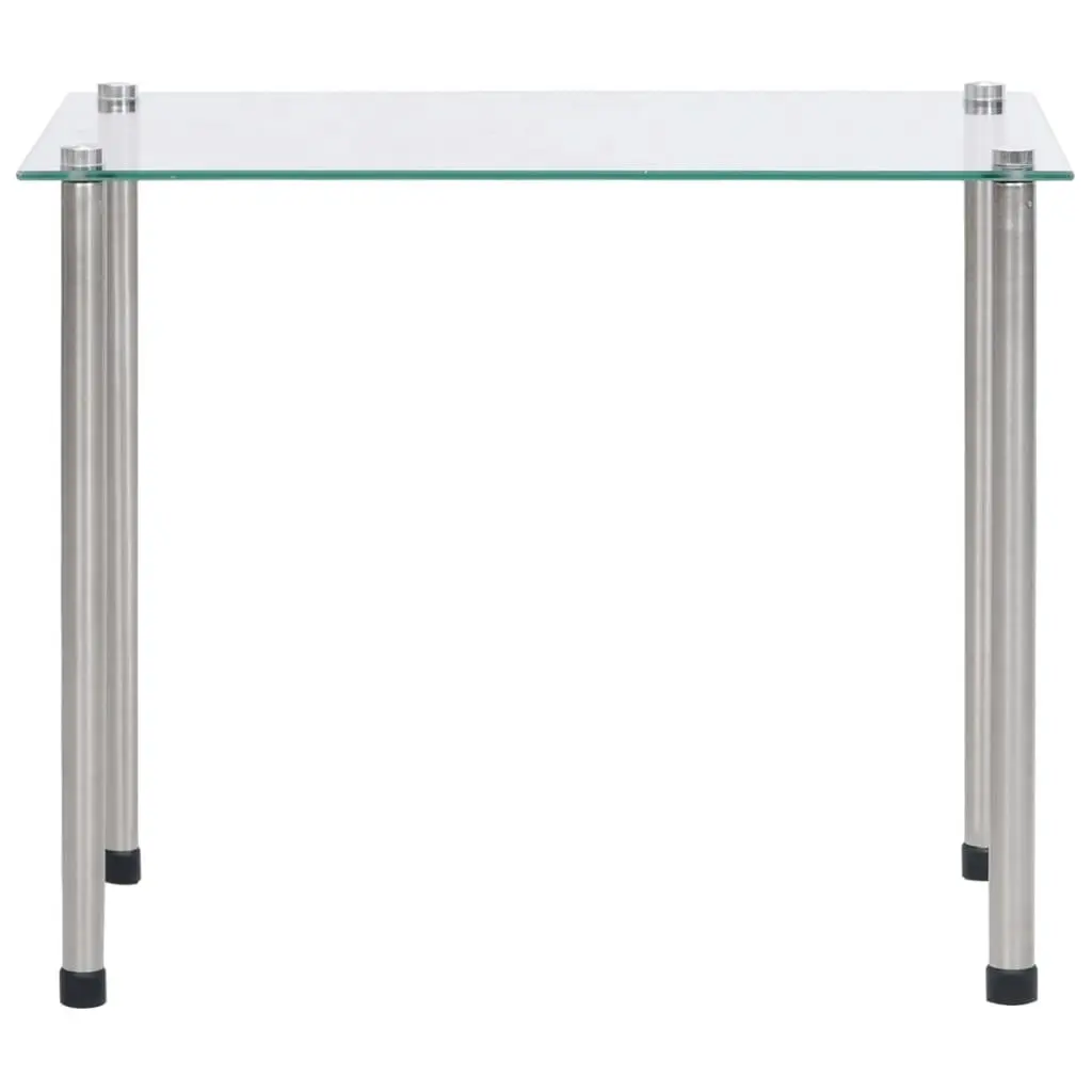 Nesting Tables 3 pcs Transparent Tempered Glass 249528