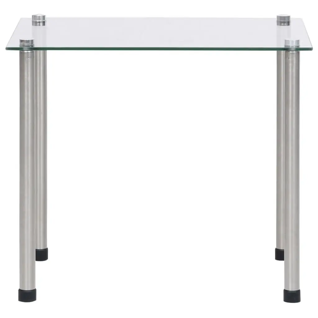 Nesting Tables 3 pcs Transparent Tempered Glass 249528