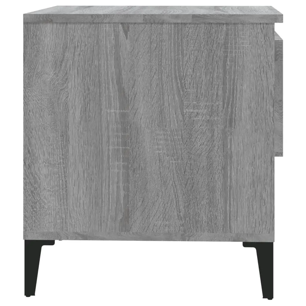 Side Table Grey Sonoma 50x46x50 cm Engineered Wood 819560