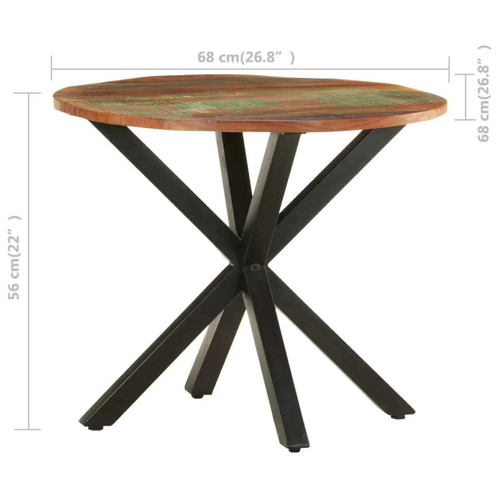 Side Table 68x68x56 cm Solid Reclaimed Wood 320661