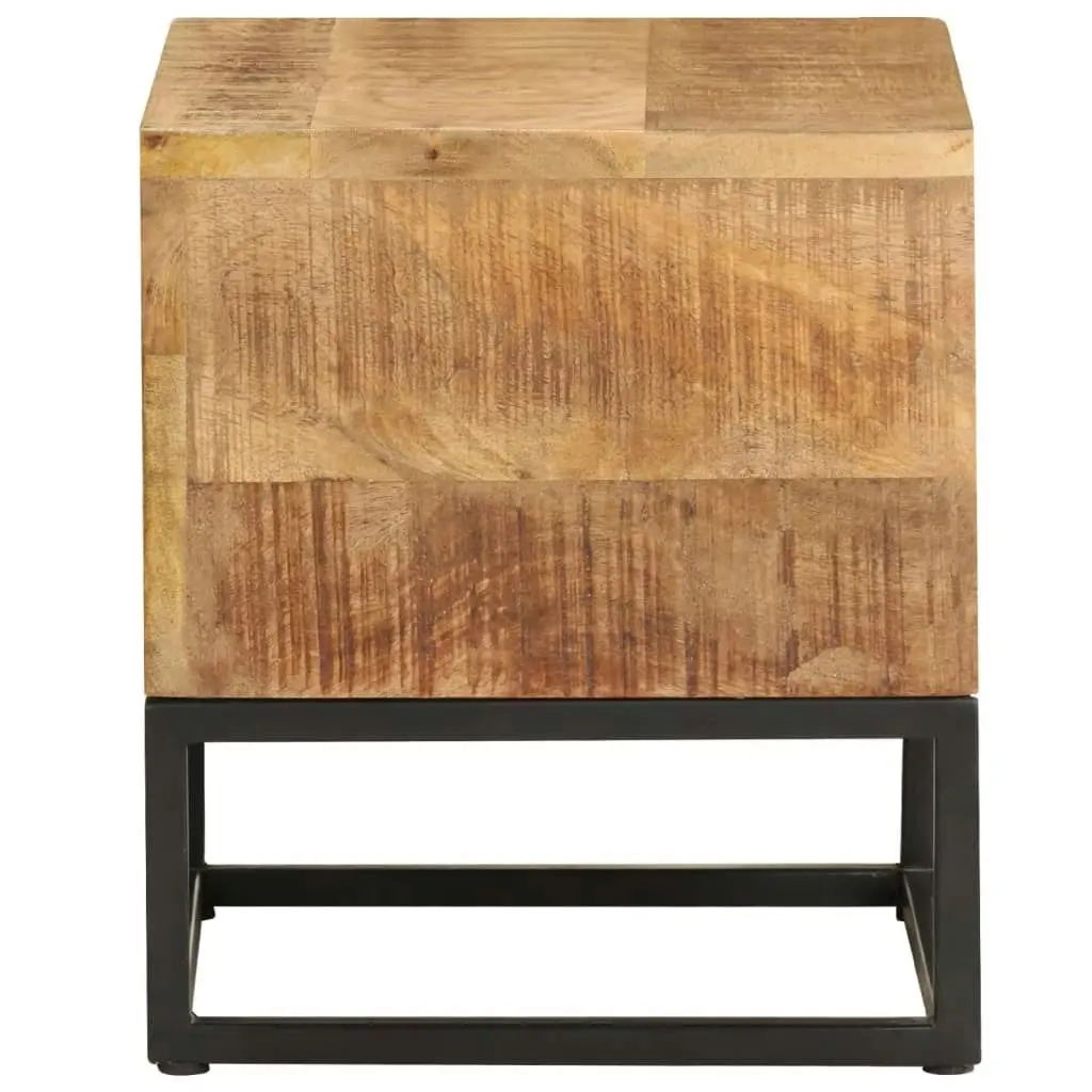 Side Table 30x30x33 cm Rough Mango Wood 320814