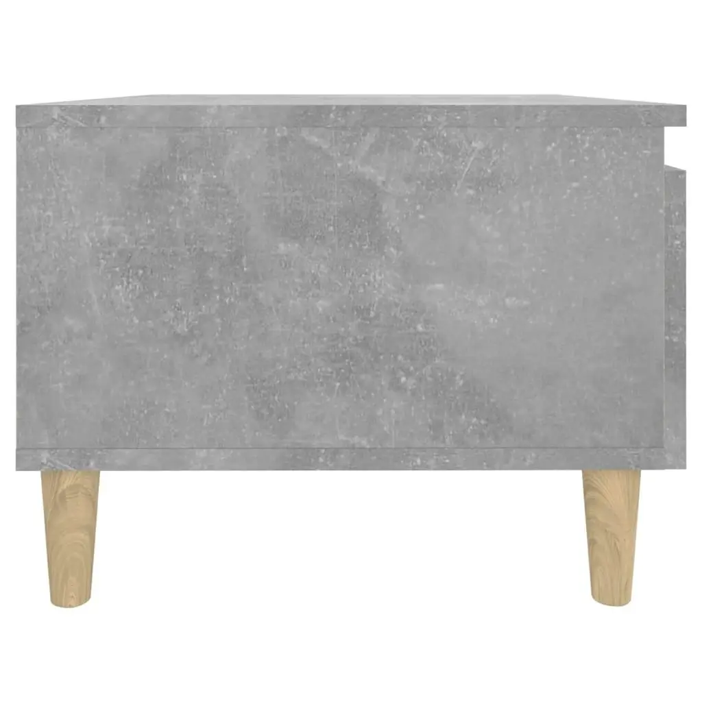 Side Table Concrete Grey 50x46x35 cm Engineered Wood 819508