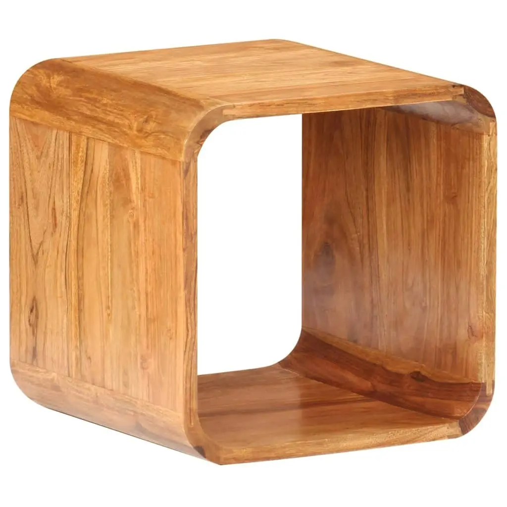 Side Tables 2 pcs Solid Acacia Wood Honey Finish 289627