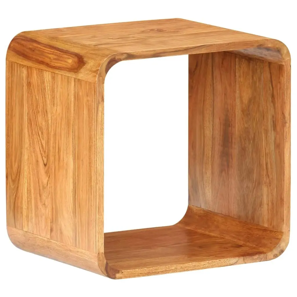 Side Tables 2 pcs Solid Acacia Wood Honey Finish 289627