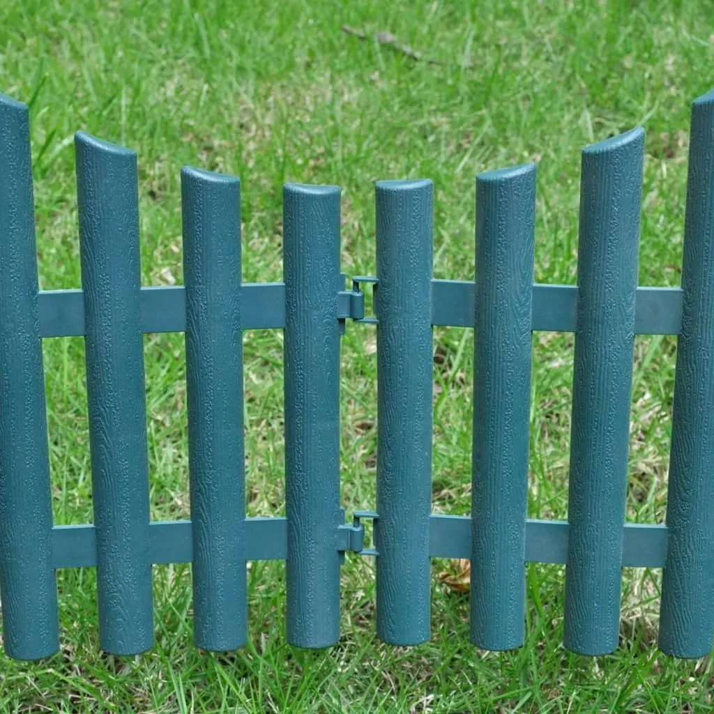 17 pcs Lawn Dividers 10 m Green 41229