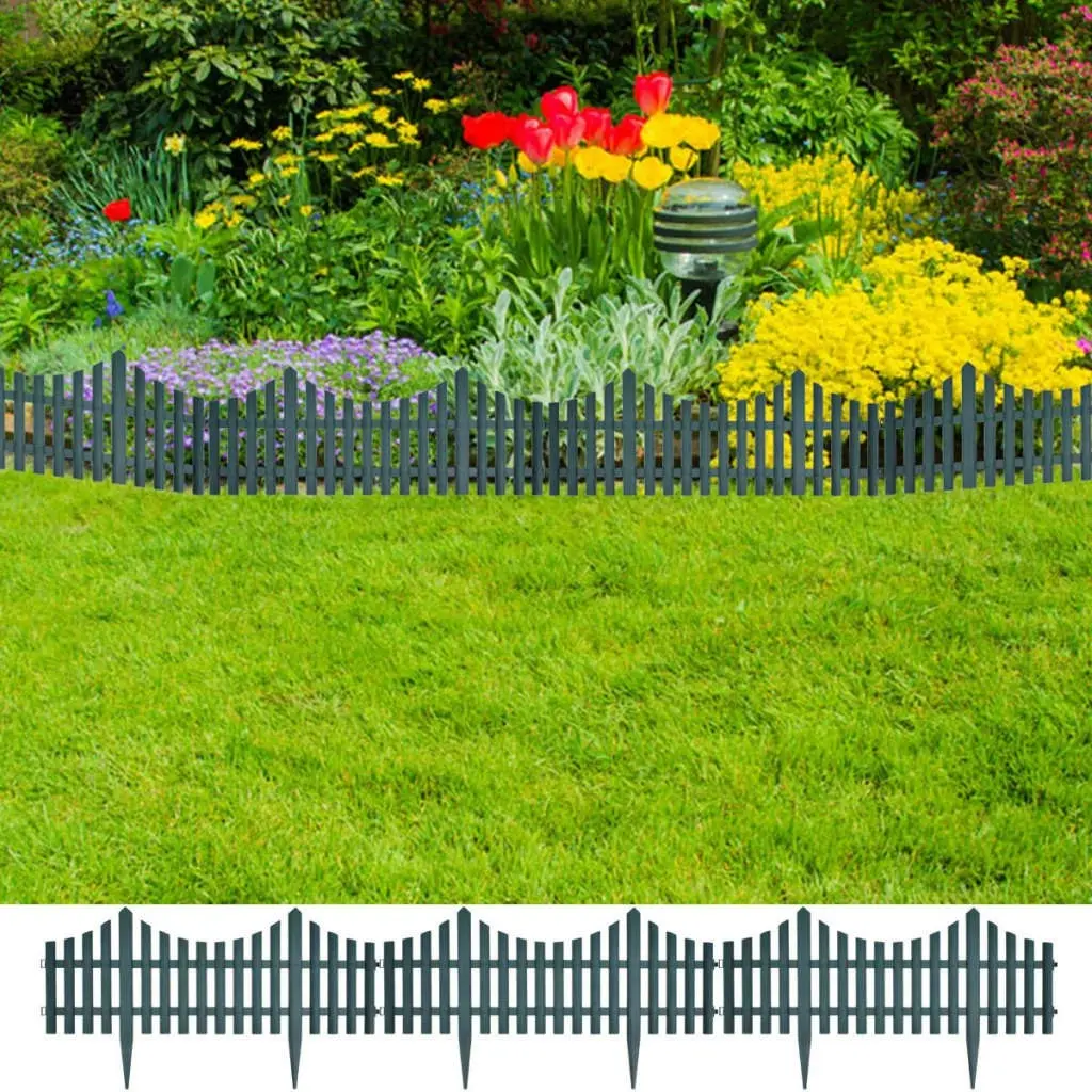 17 pcs Lawn Dividers 10 m Green 41229