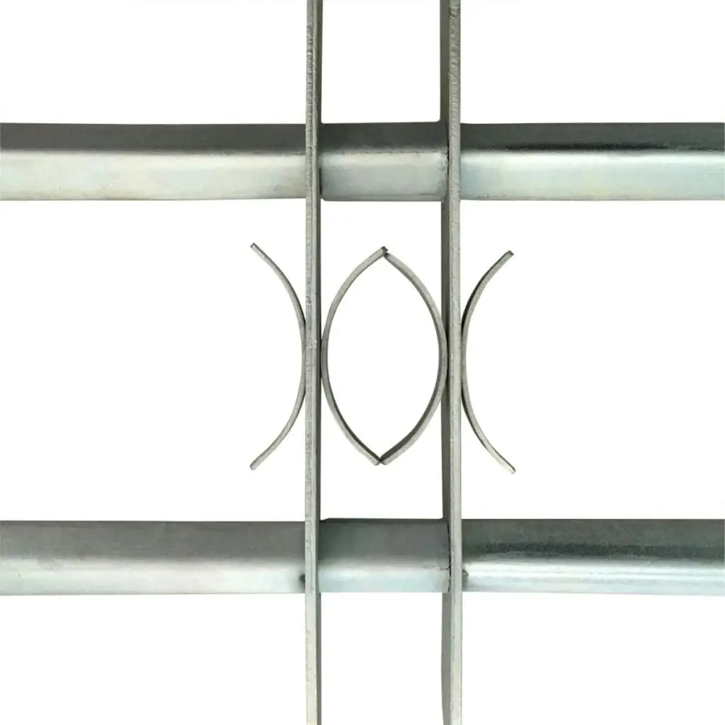 Adjustable Security Grille for Windows with 2 Crossbars 1000-1500 mm 141381