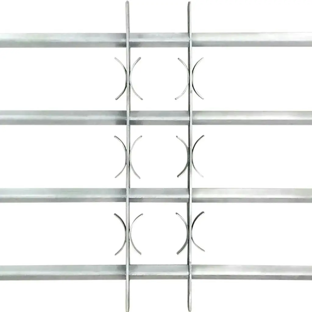 Adjustable Security Grille for Windows with 4 Crossbars 1000-1500 mm 141387