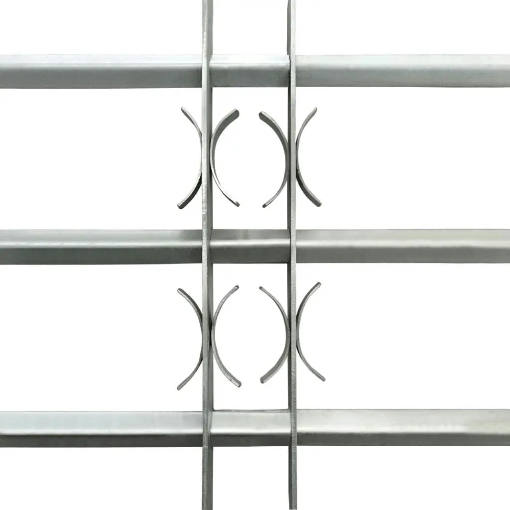 Adjustable Security Grille for Windows with 3 Crossbars 500-650 mm 141382