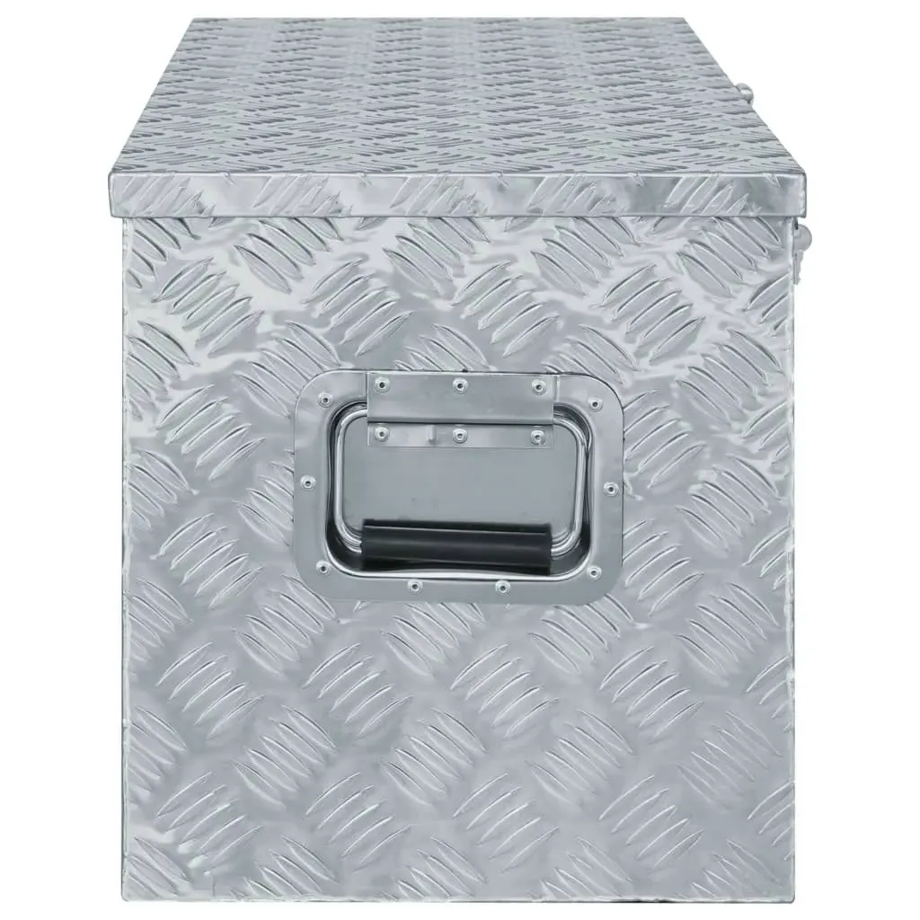 Aluminium Box 110.5x38.5x40 cm Silver 142941