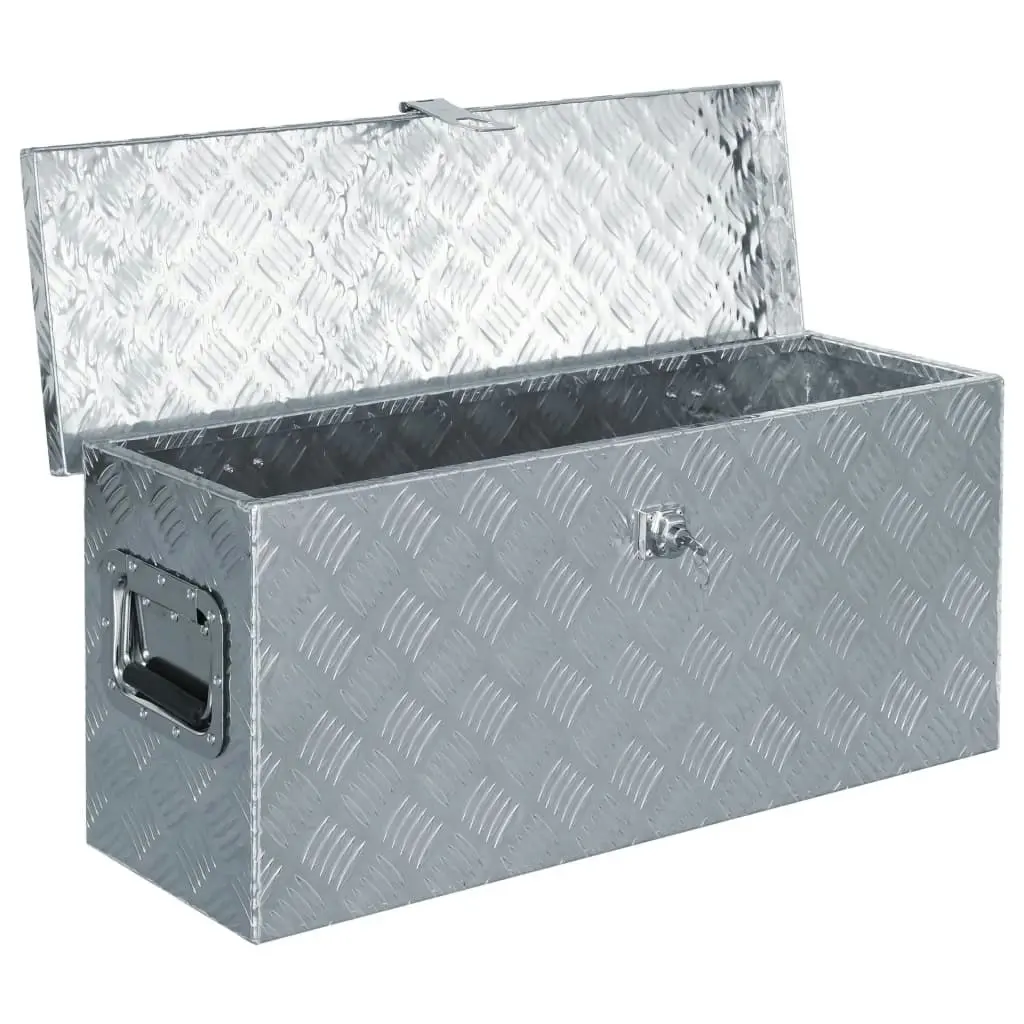 Aluminium Box 76.5x26.5x33 cm Silver 142938