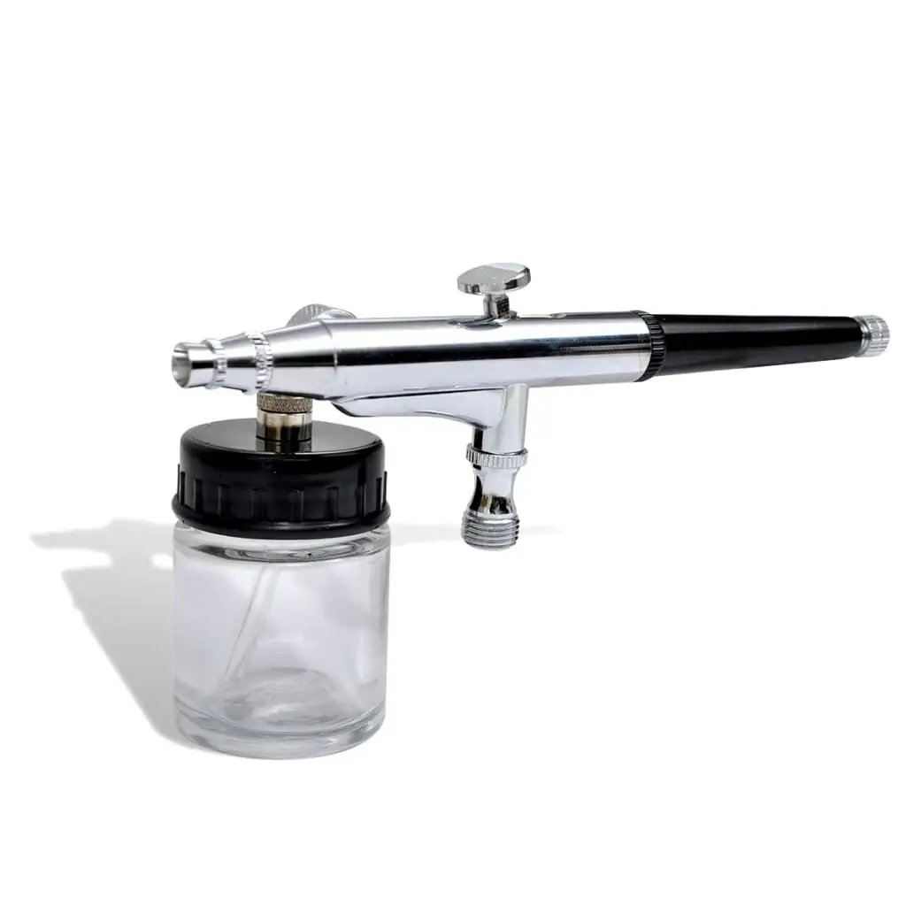 Airbrush Set with Glass Jar 0.2 / 0.3 / 0.5 mm Nozzles 141517