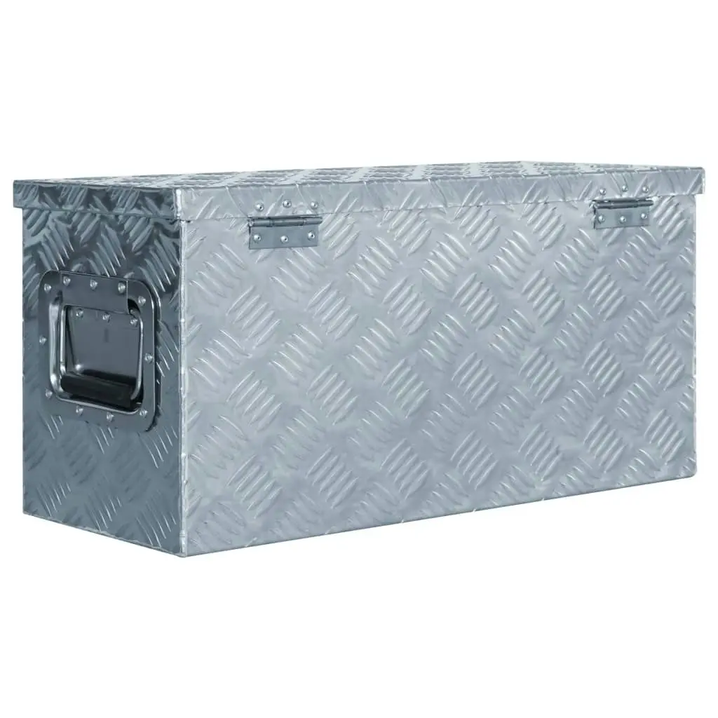 Aluminium Box 61.5x26.5x30 cm Silver 142936