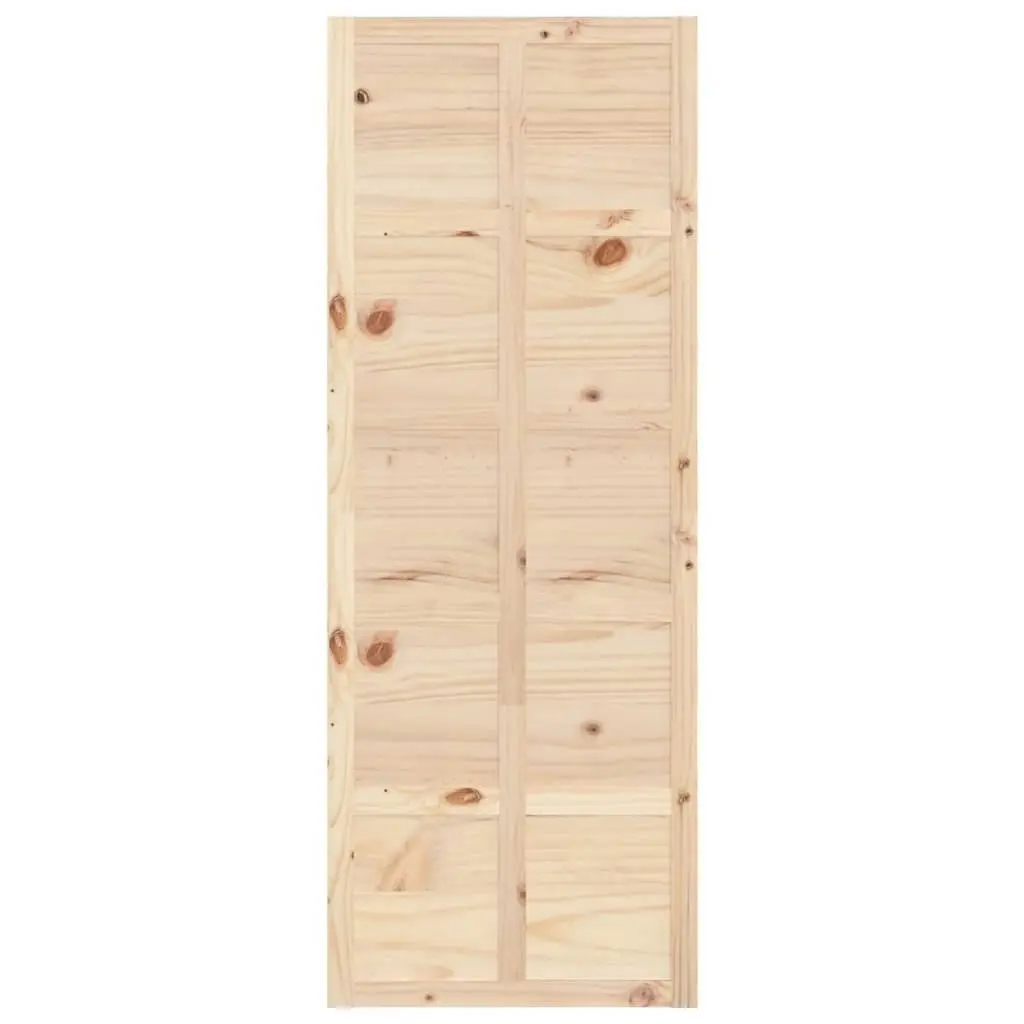 Barn Door 80x1.8x214 cm Solid Wood Pine 824628