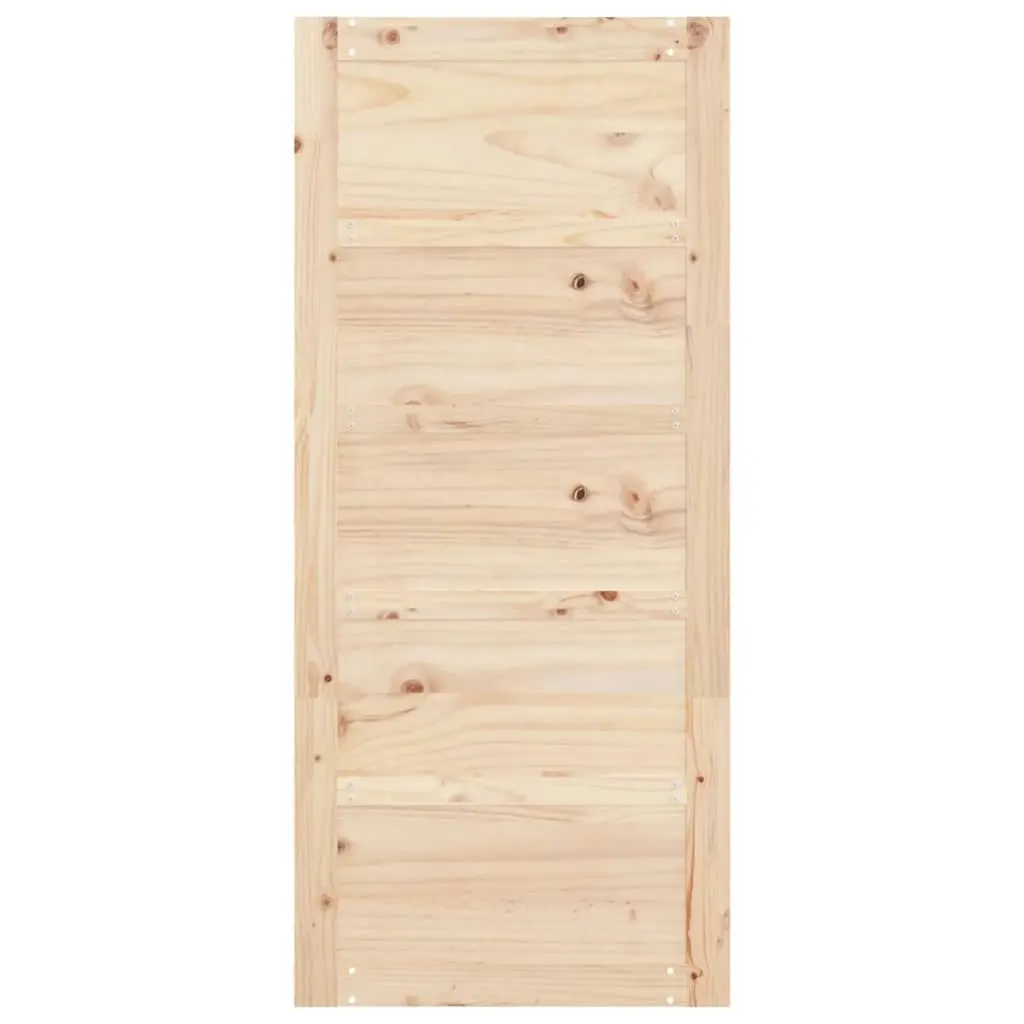 Barn Door 90x1.8x204.5 cm Solid Wood Pine 824618