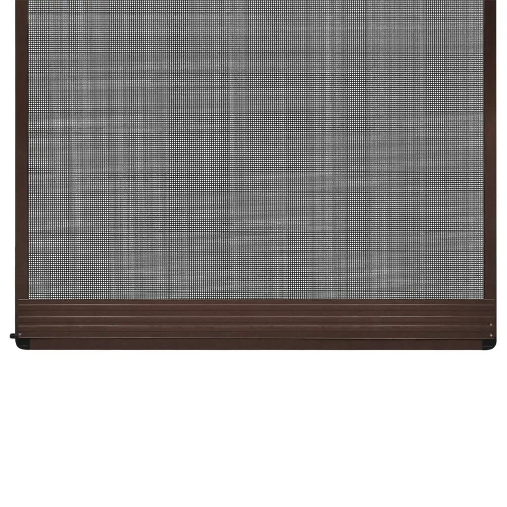 Brown Hinged Insect Screen for Doors 100 x 215 cm 141564