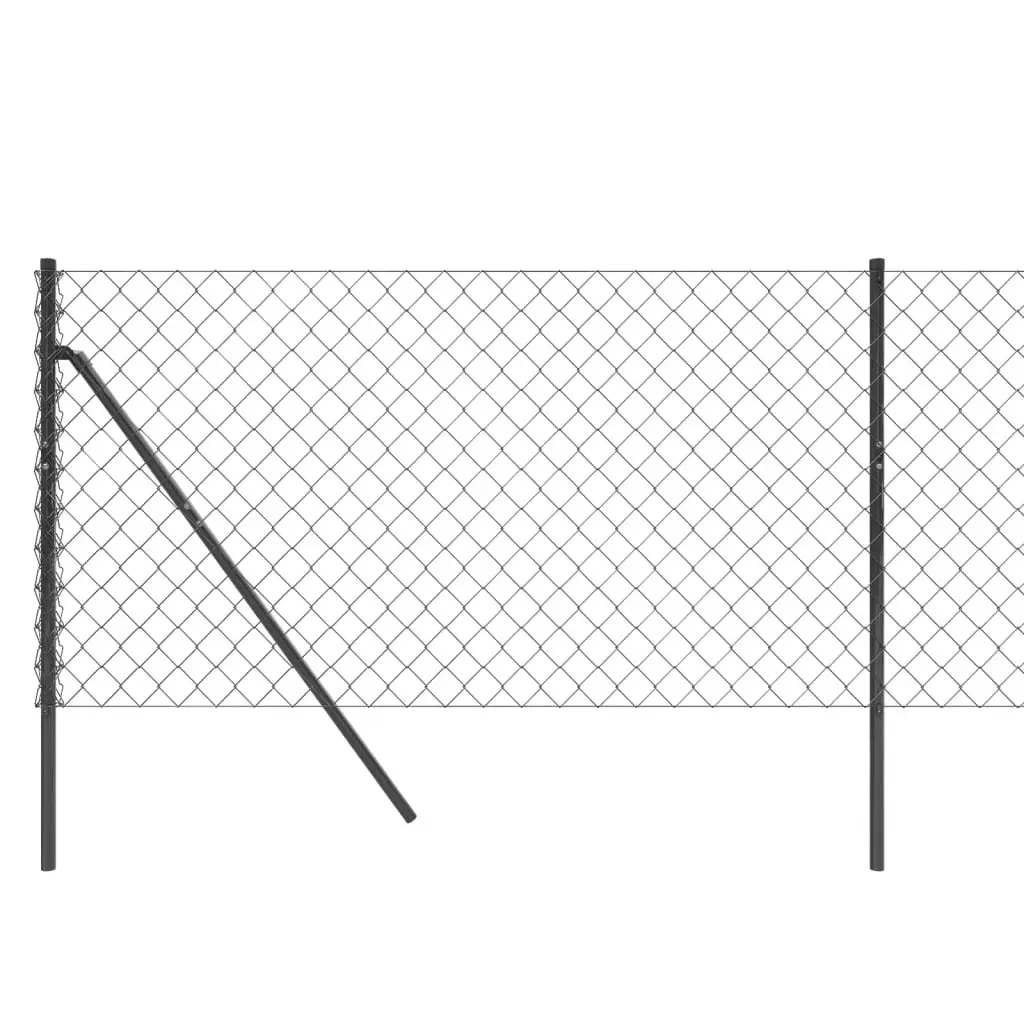 Chain Link Fence Anthracite 1x10 m 153953