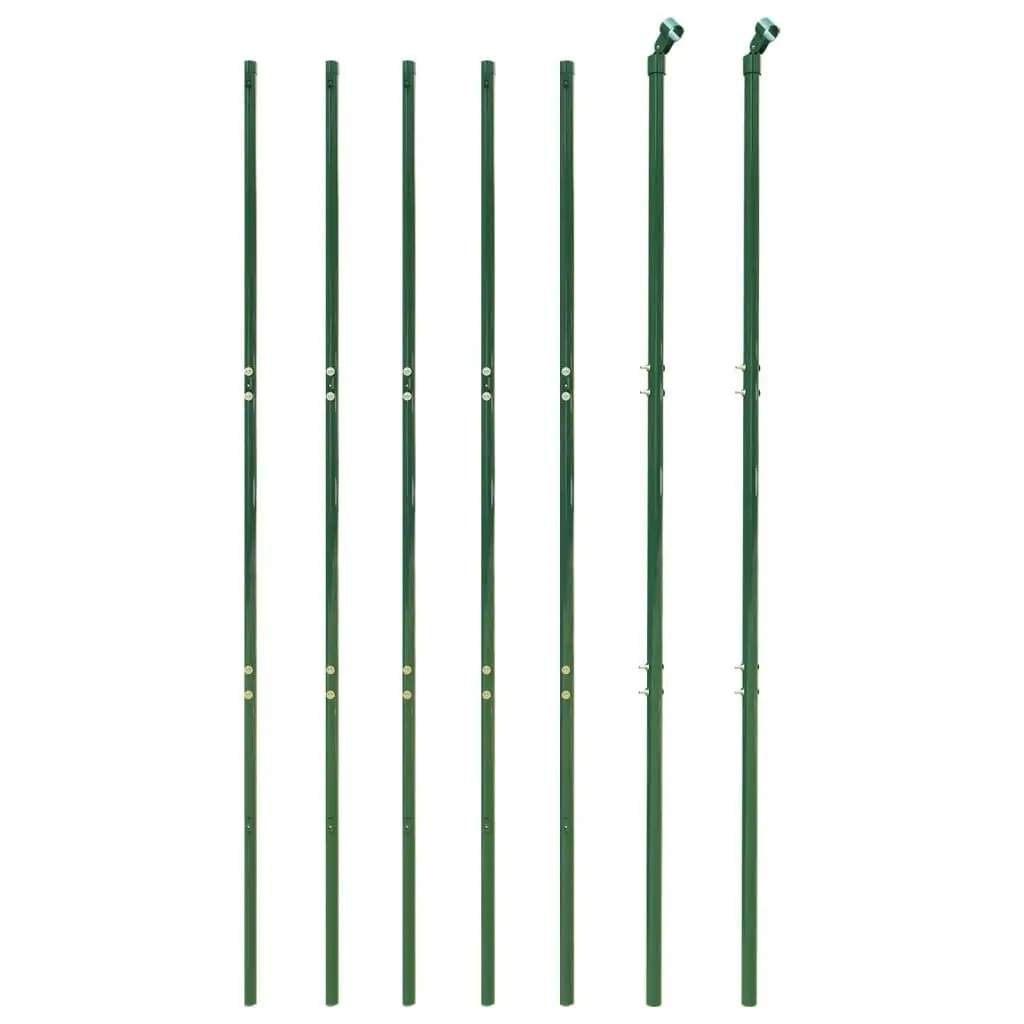 Chain Link Fence Green 1.6x10 m 153908