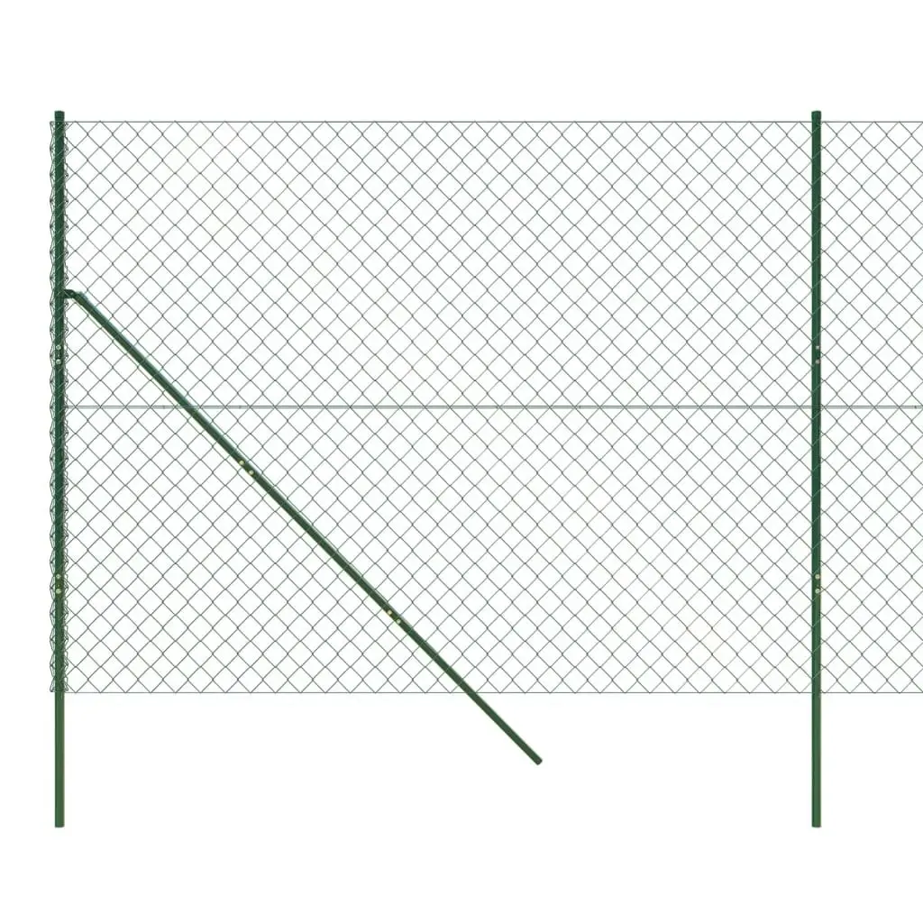 Chain Link Fence Green 1.8x25 m 153917