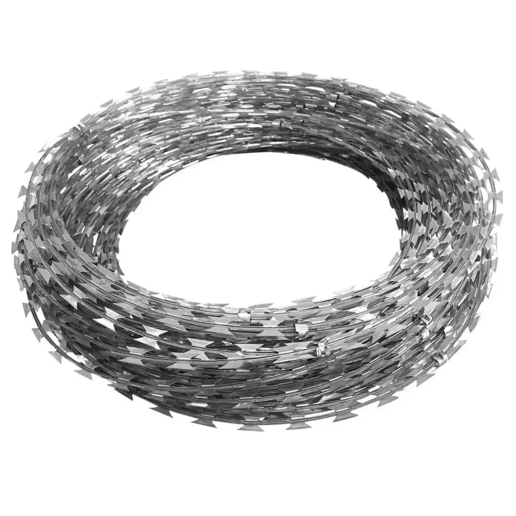 BTO-22 Clipped Concertina Razor Wire Galvanised Steel 60 m 141811