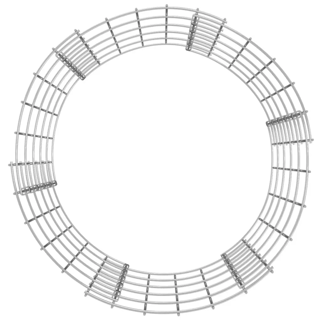 Circular Gabion Pole Galvanised Steel Ø50x50 cm 152015