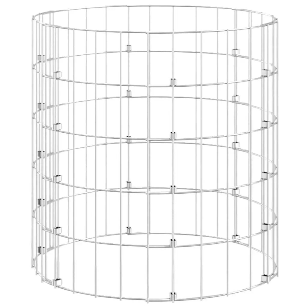 Circular Gabion Pole Galvanised Steel Ø50x50 cm 152015