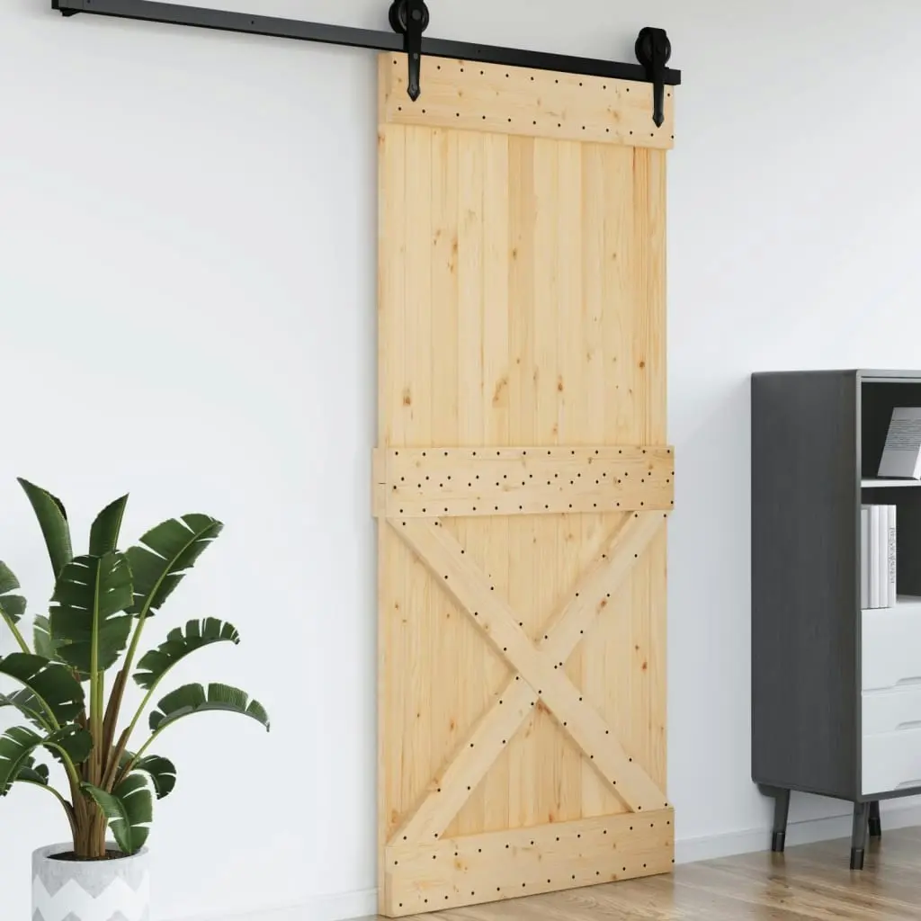 Door NARVIK 100x210 cm Solid Wood Pine 154447