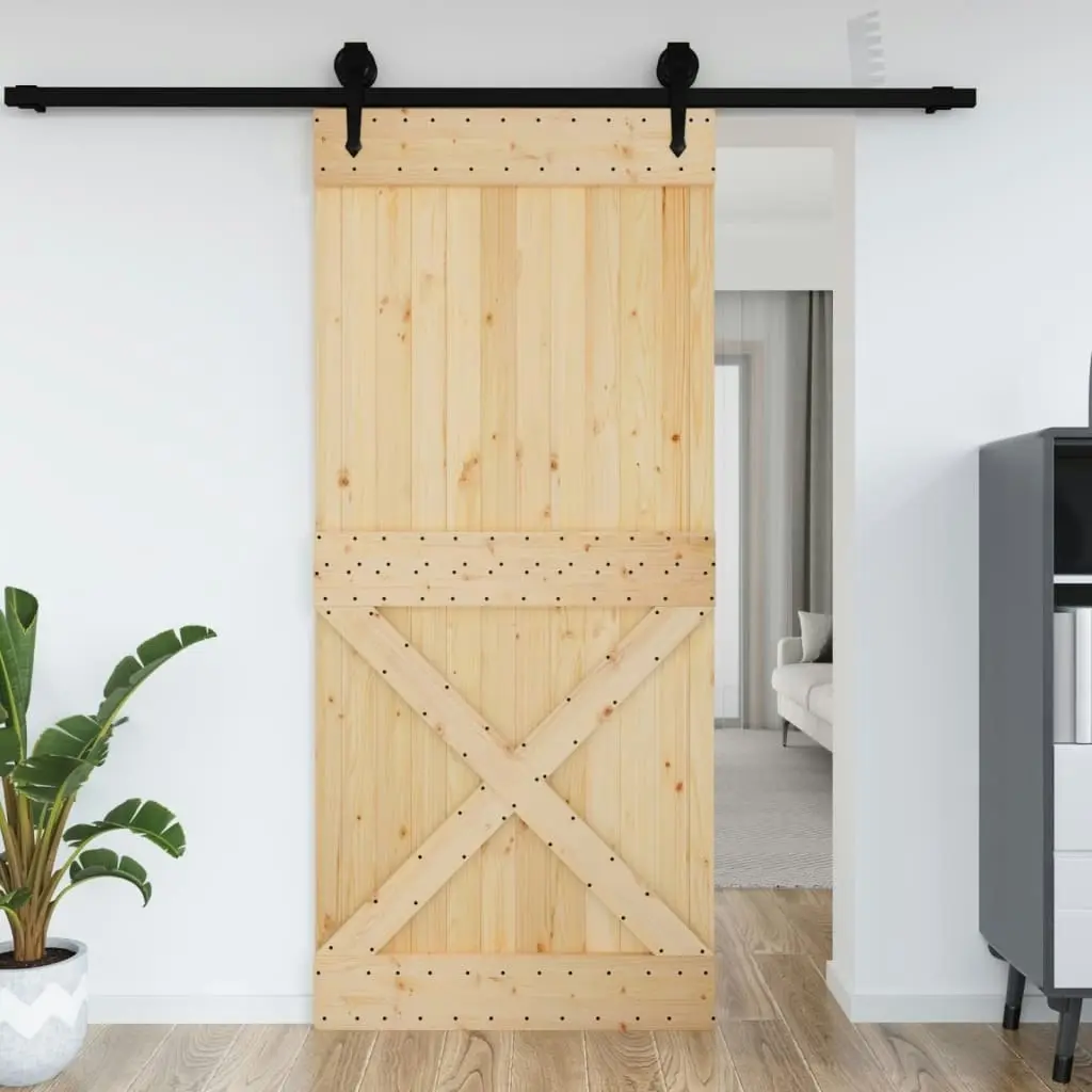 Door NARVIK 100x210 cm Solid Wood Pine 154447