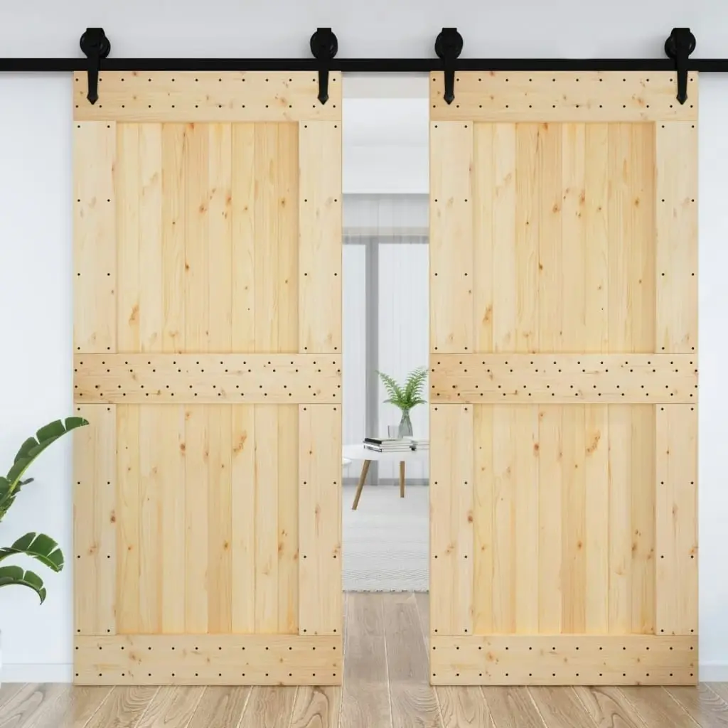 Door NARVIK 100x210 cm Solid Wood Pine 154441