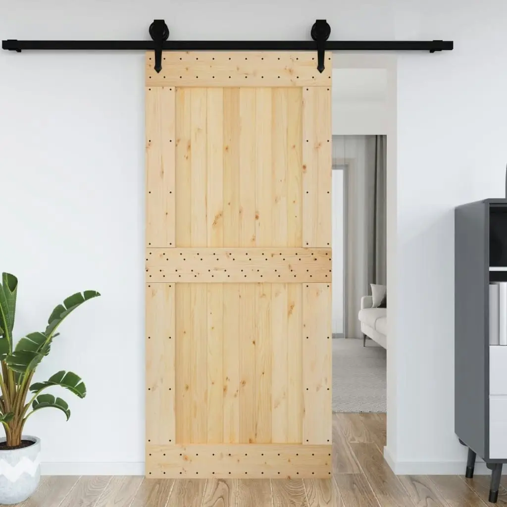 Door NARVIK 100x210 cm Solid Wood Pine 154441