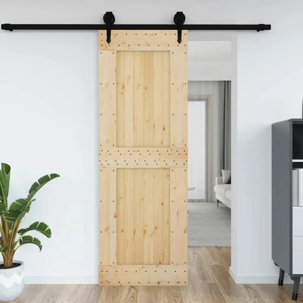 Door NARVIK 80x210 cm Solid Wood Pine 154437