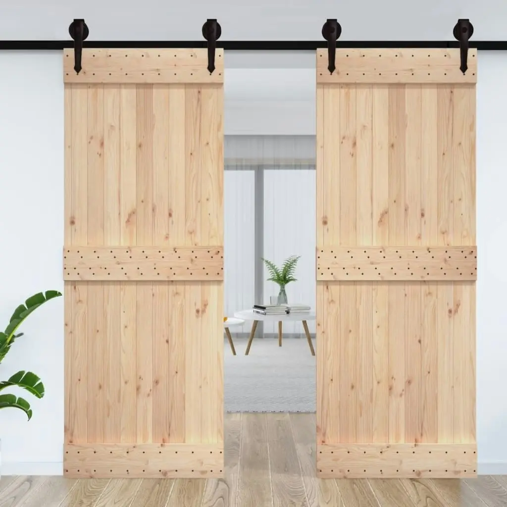 Door NARVIK 85x210 cm Solid Wood Pine 154432