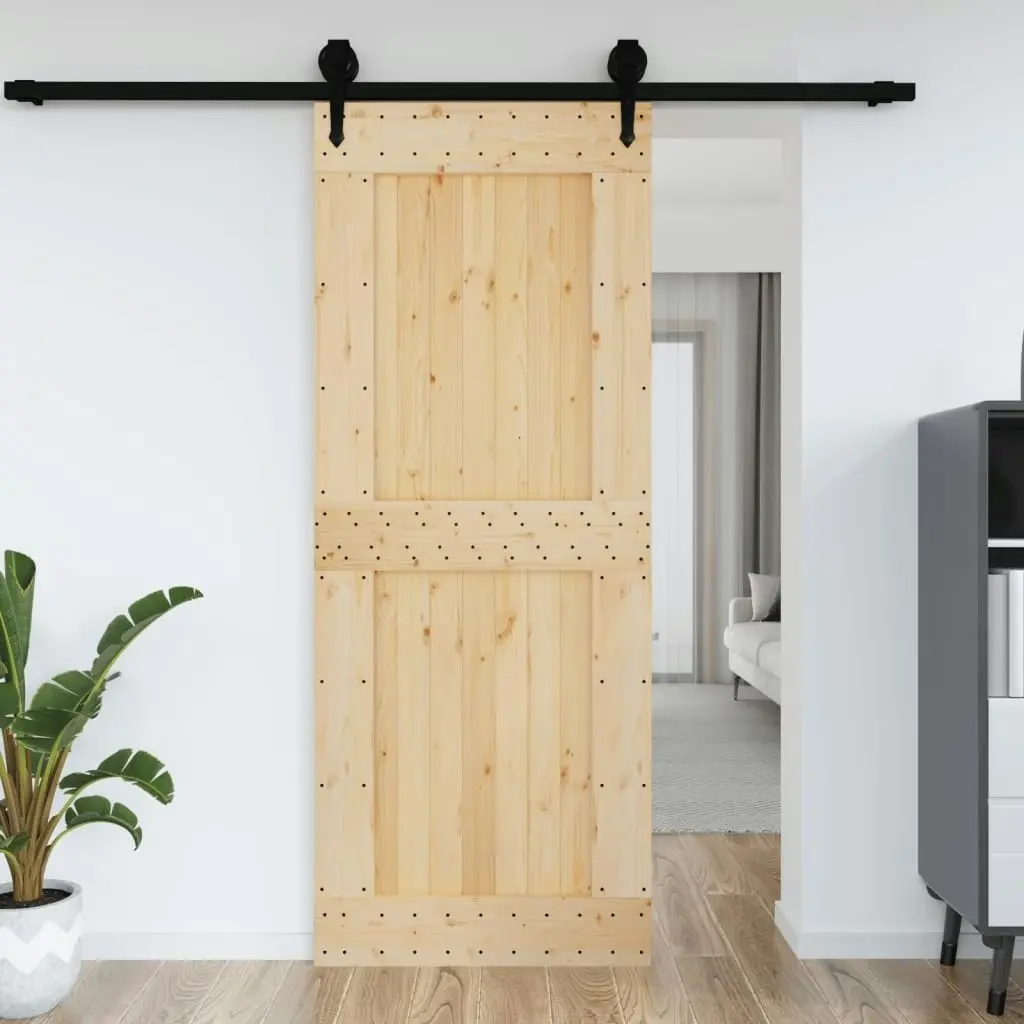 Door NARVIK 90x210 cm Solid Wood Pine 154439