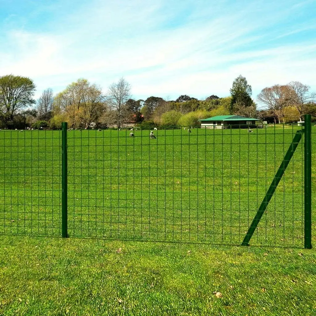 Euro Fence Steel 25x1 m Green 142388