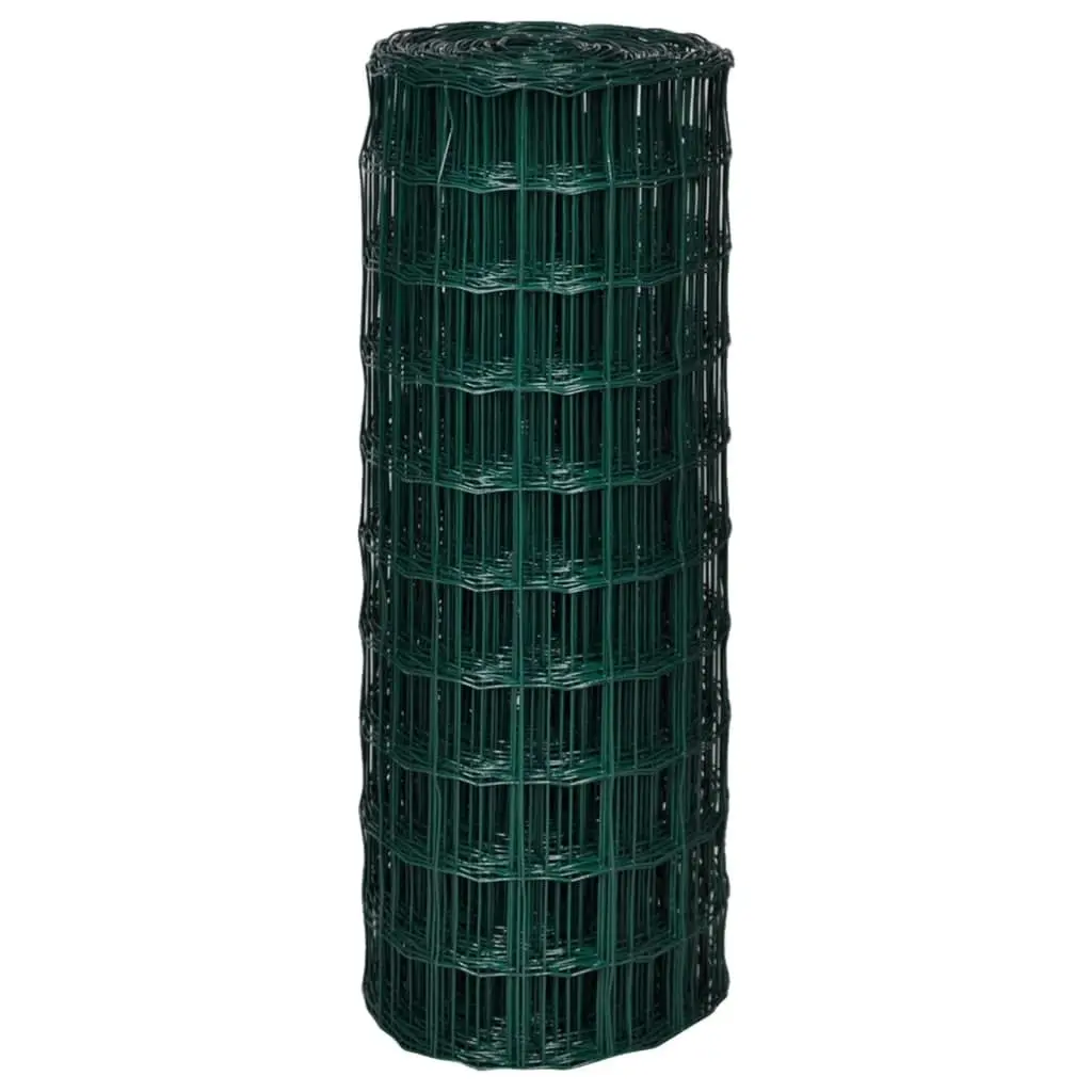 Euro Fence Steel 10x1.0 m Green 140573