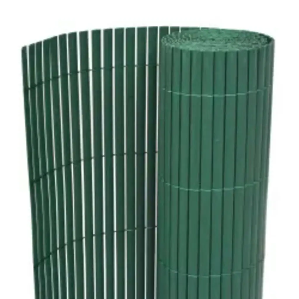 Double-Sided Garden Fence 110x500 cm Green 317162